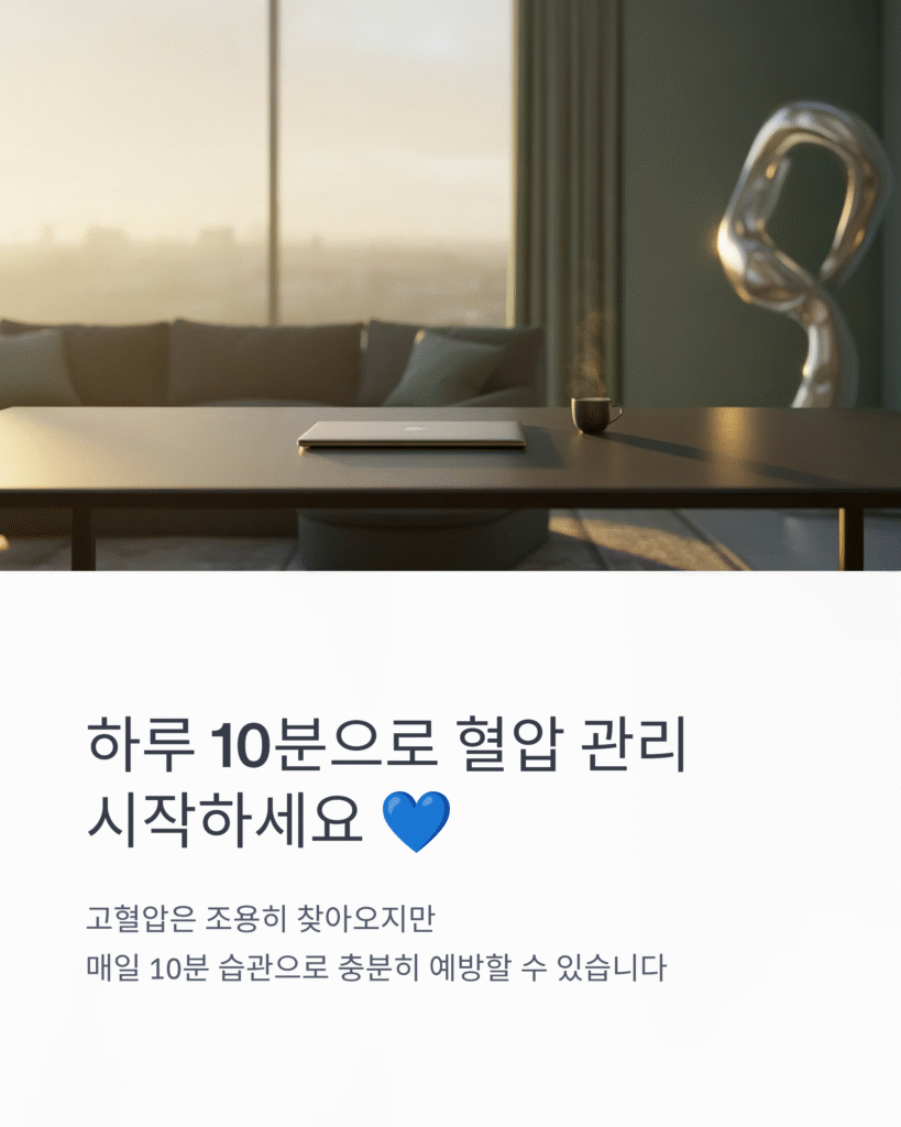 ❤️ 고혈압 예방을 위한 매일 10분 습관 (2025 최신 건강 루틴) 2 ❤️ 고혈압 예방을 위한 매일 10분 습관 (2025 최신 건강 루틴)