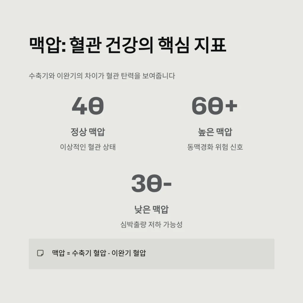 수축기와 이완기 혈압 차이 | 정상 혈압 기준과 해석법 완벽 가이드