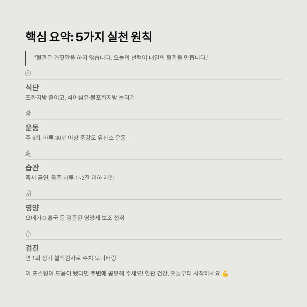 핵심 요약: 5가지 실천 원칙