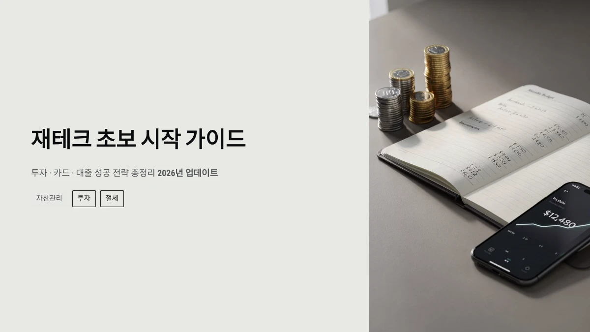 재테크 초보 시작 가이드