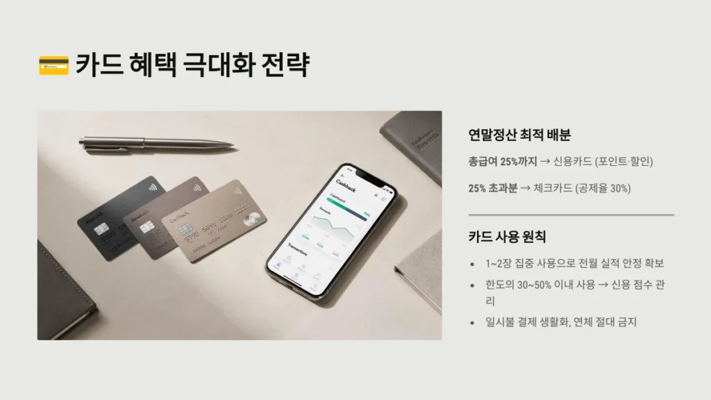 카드 혜택 극대화 전략