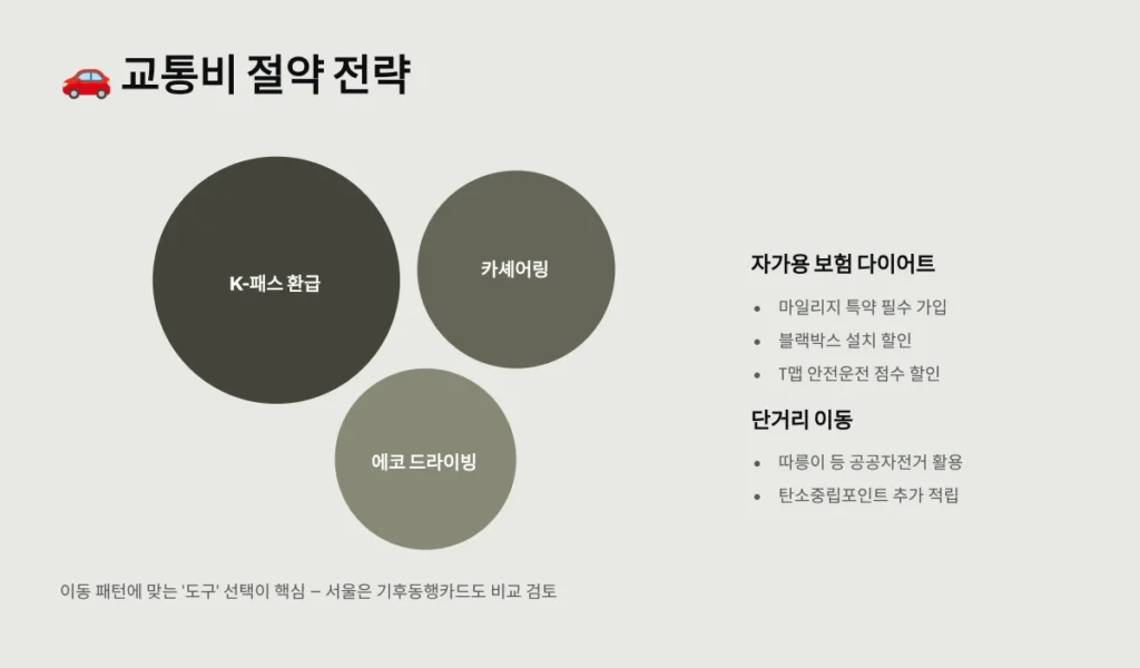 교통비 절약 전략